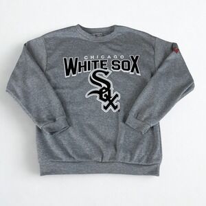 Chicago White Sox Sweatshirt Adult M Gray Crewneck Pullover Kick 10 Coca Cola